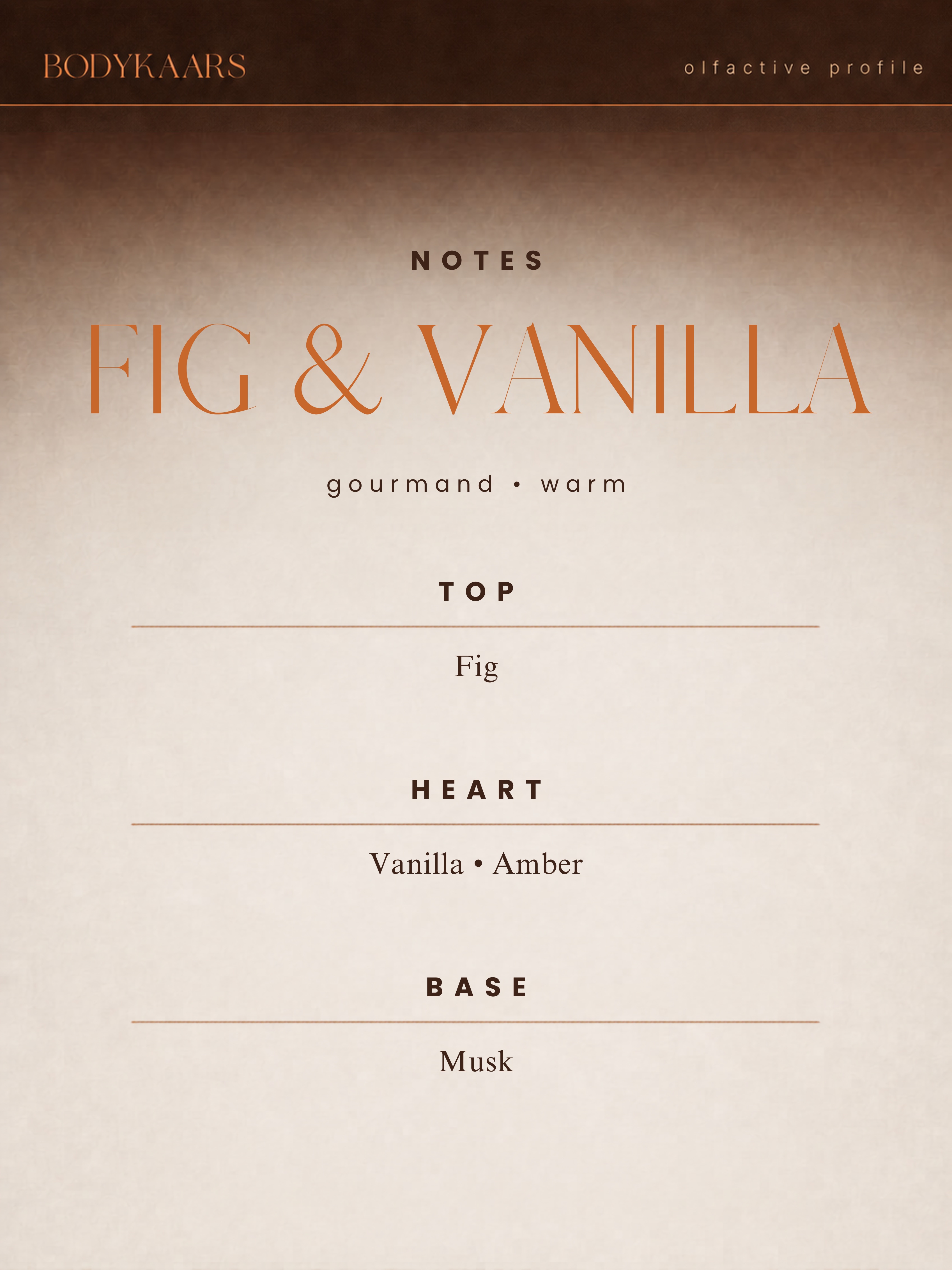 FIG & VANILLA